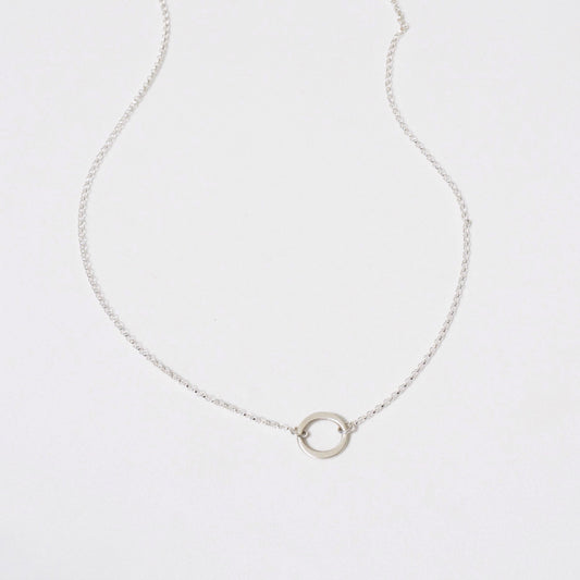 Kai Petite Matte Necklace Sterling Silver Chain