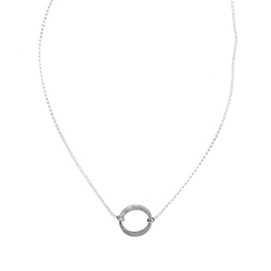 Kai Small Matte Necklace Sterling Silver Chain