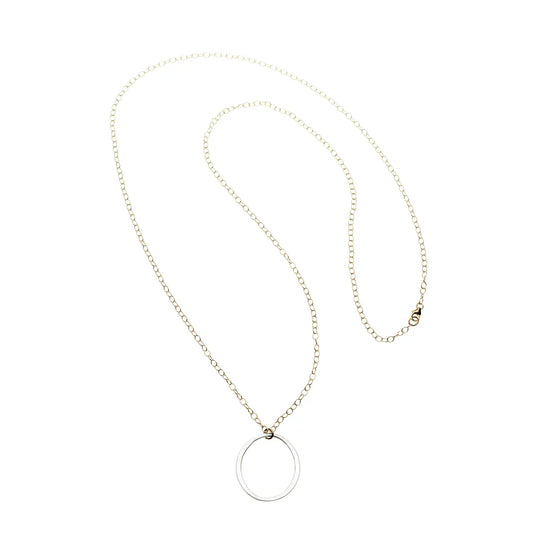 Kai Large Long Necklace Gold Filled Cable Chain-Mixed Metal