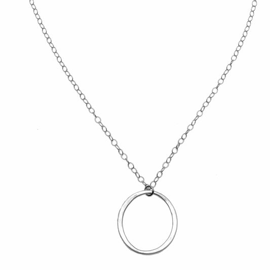 Kai Large Long Necklace Sterling Silver Cable Chain